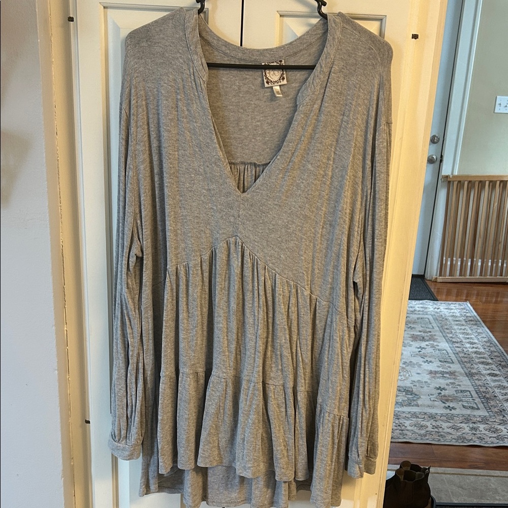 Gray Women's Top